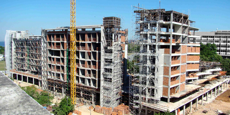 Evolução de Obras Civil